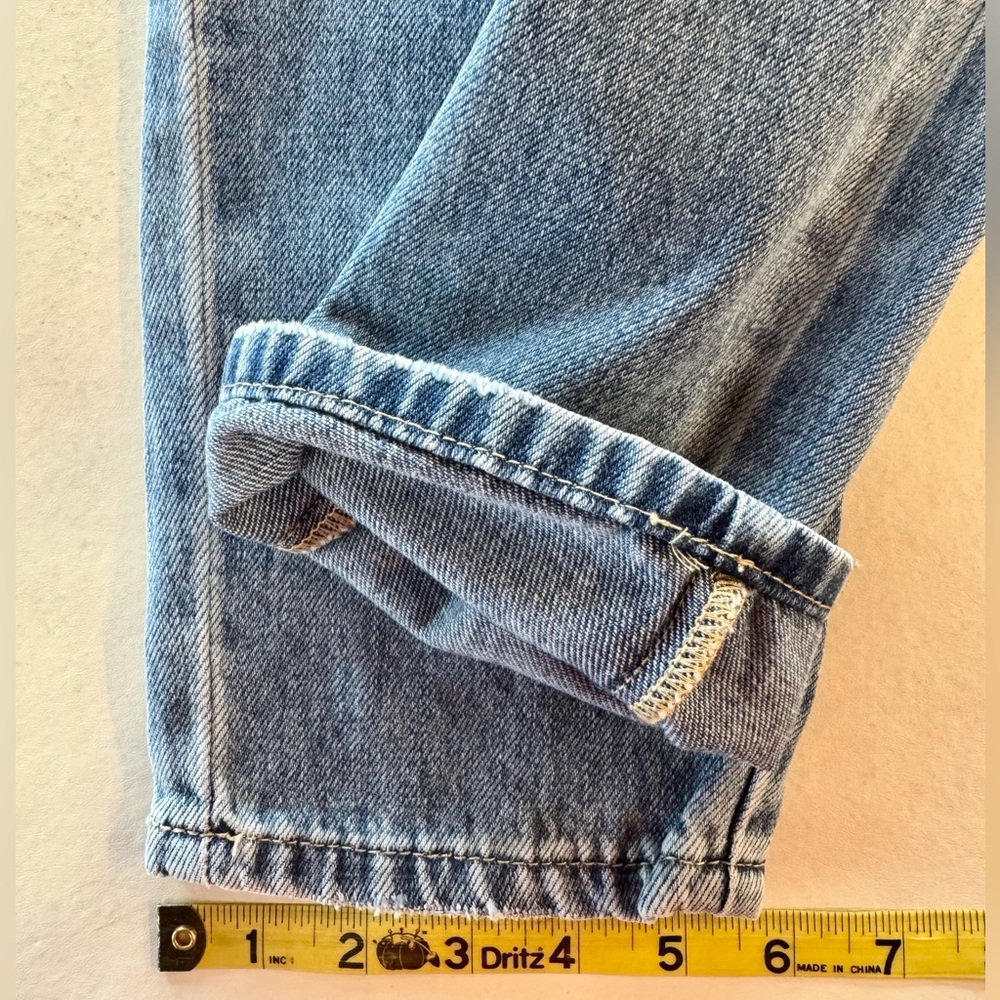 NWT PETRA153 High-Rise Paper-Bag Retro Jeans 100% Cotton (3/25) - Picture 13 of 16
